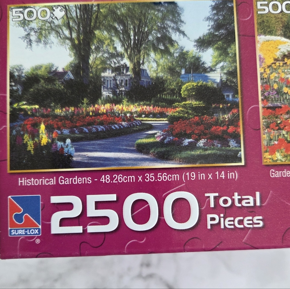 5 Deluxe Jigsaw Puzzles Set 2500 Pieces Scenic Landscapes Collection 2009 - Picture 2 of 8